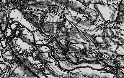 Old map of Bartington in 1896
