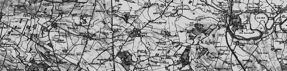 Old map of Barton Grange in 1897