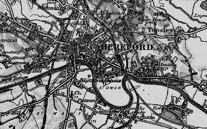 Old map of Bartonsham in 1898