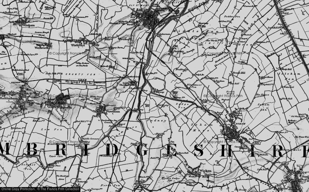 Old Map of Barway, 1898 in 1898