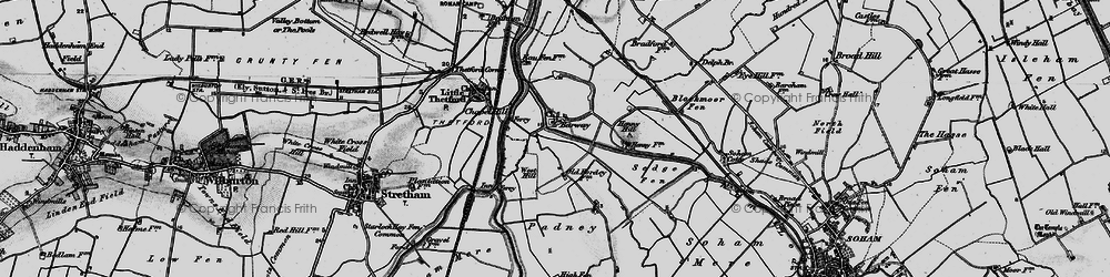 Old map of Barway in 1898