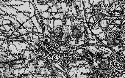 Old map of Basford in 1897