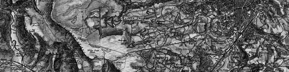 Old map of Bassett in 1896
