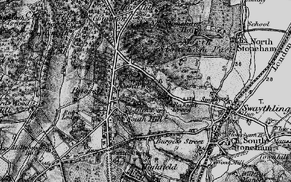 Old map of Bassett Green in 1895
