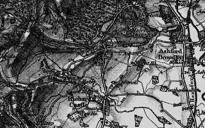 Old map of Batchcott in 1899