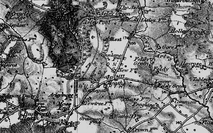 Old map of Bate Heath in 1896