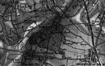 Old map of Batsford in 1896