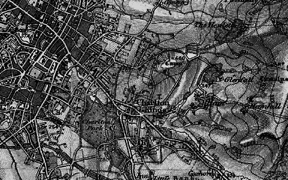 Old map of Battledown in 1896