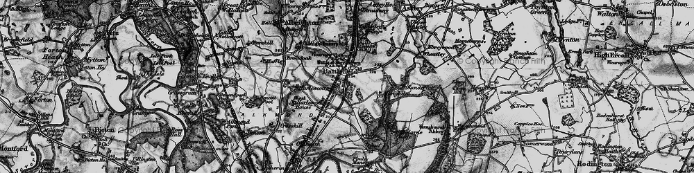 Old map of Battlefield in 1899