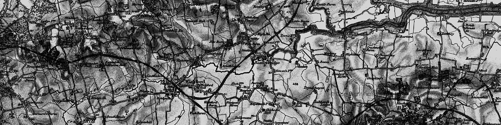 Old map of Battlesbridge in 1896