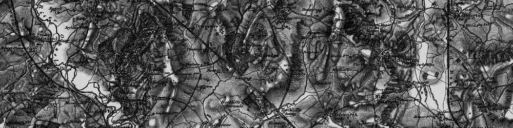 Old map of Battlesden in 1896