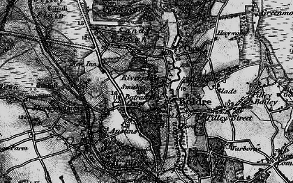 Old map of Boldre Grange in 1895