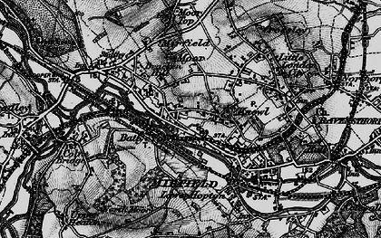 Old map of Battyeford in 1896