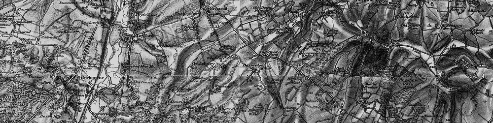 Old map of Baybridge in 1895