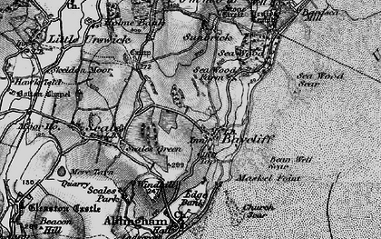 Old map of Baycliff in 1897