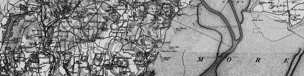 Old map of Baycliff in 1897