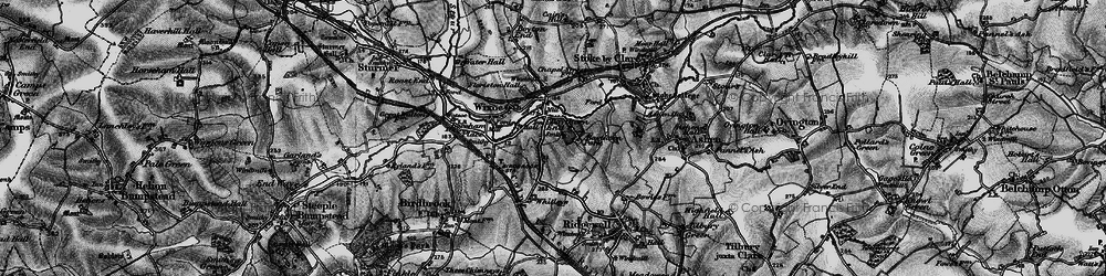 Old map of Baythorne Park in 1895