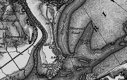 Old map of Beachley Point in 1897