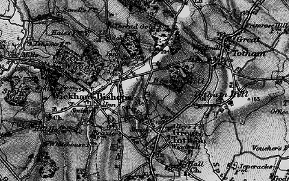 Old map of Beacon Hill in 1896