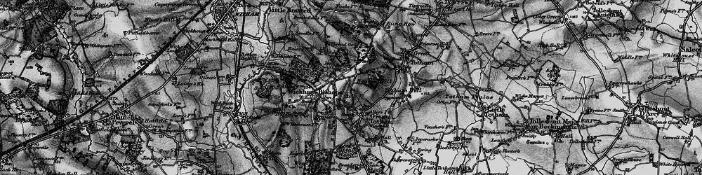 Old map of Beacon Hill in 1896