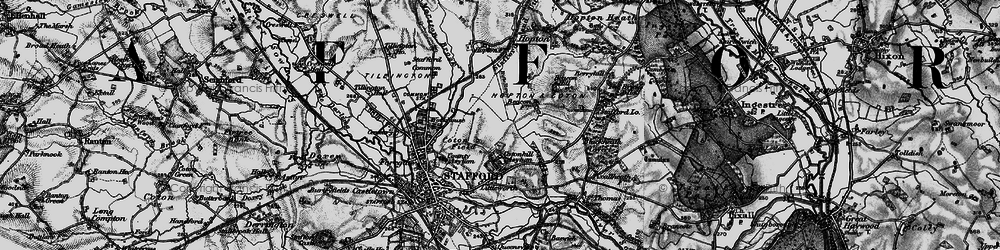 Old map of Blackheath Covert in 1898