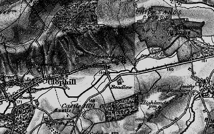 Old map of Beadlow in 1896