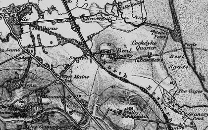 Old map of Black Low in 1897