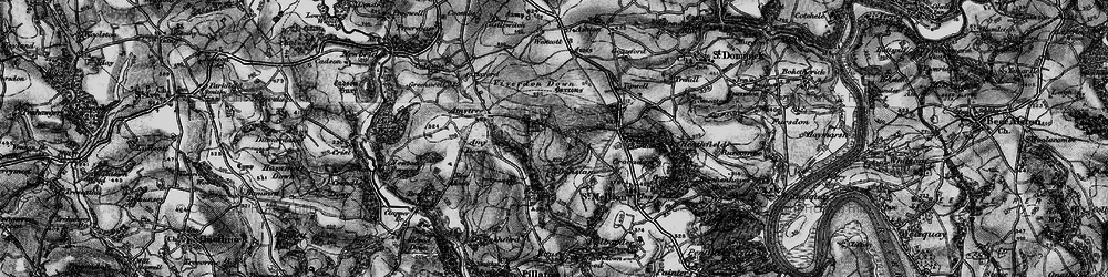 Old map of Tipwell in 1896