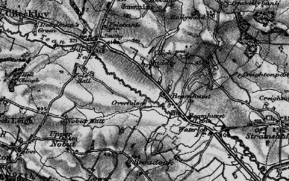 Old map of Beamhurst in 1897