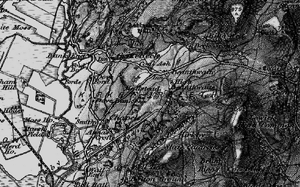 Old map of Beck Stones in 1897
