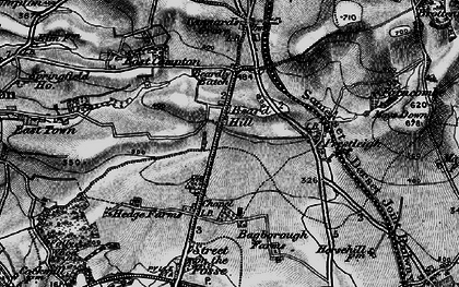 Old map of Whitecroft in 1898