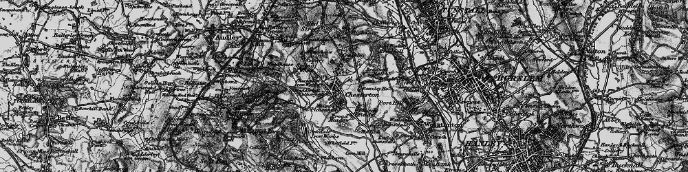 Old map of Beasley in 1897
