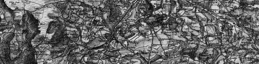 Old map of Beauchief in 1896
