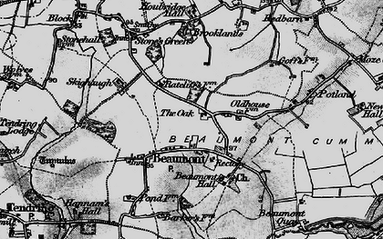 Old map of Brooklands in 1896