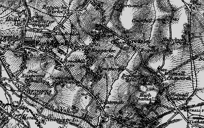 Old map of Beauvale in 1895