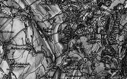 Old map of Beavan's Hill in 1896