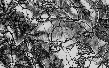 Old map of Bovingdon Wood in 1895