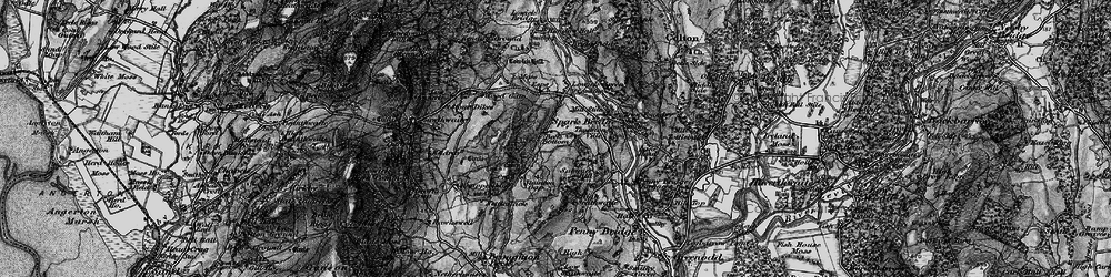 Old map of Beck Bottom in 1897