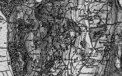 Old map of Broughton Bank in 1898