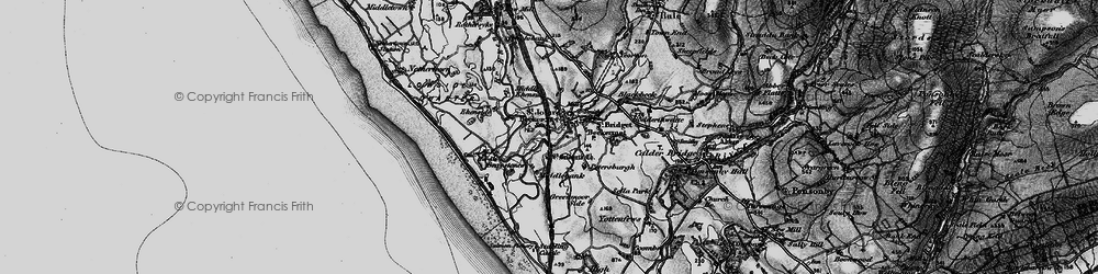 Old map of Beckermet in 1897