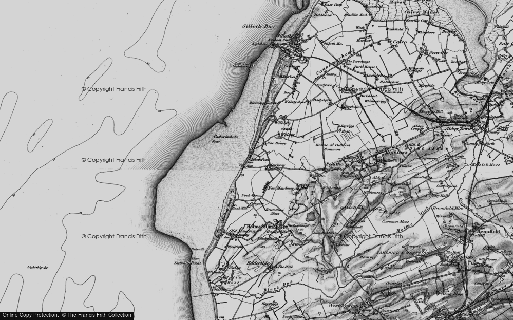 Old Map of Beckfoot, 1897 in 1897