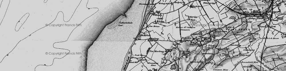 Old map of Beckfoot in 1897