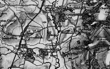 Old map of Beckjay in 1899