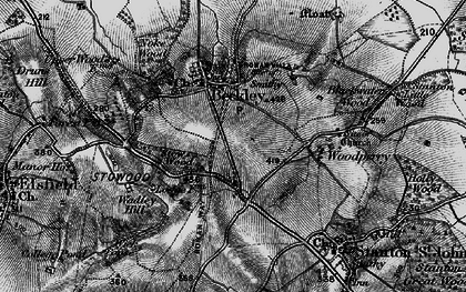 Old map of Woodperry in 1895