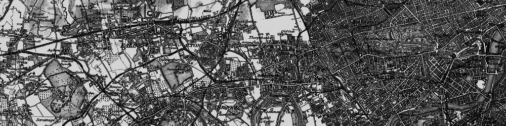 Old map of Bedford Park in 1896