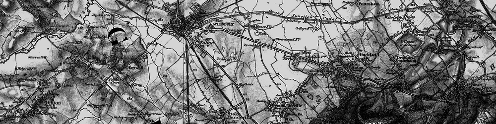 Old map of Bedgrove in 1895