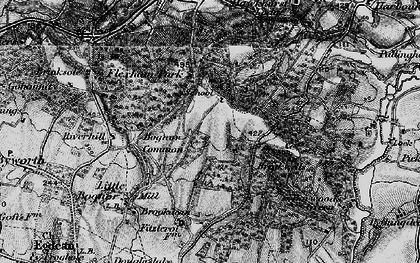 Old map of Brinkwells in 1895