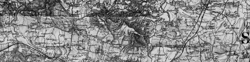 Old map of Beechfield in 1895