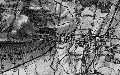 Old map of Bedhampton in 1895