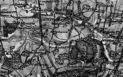 Old map of Locks Green Fm in 1895